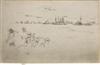 JAMES A. M. WHISTLER Group of 6 etchings from the Jubilee or Naval Review Set.